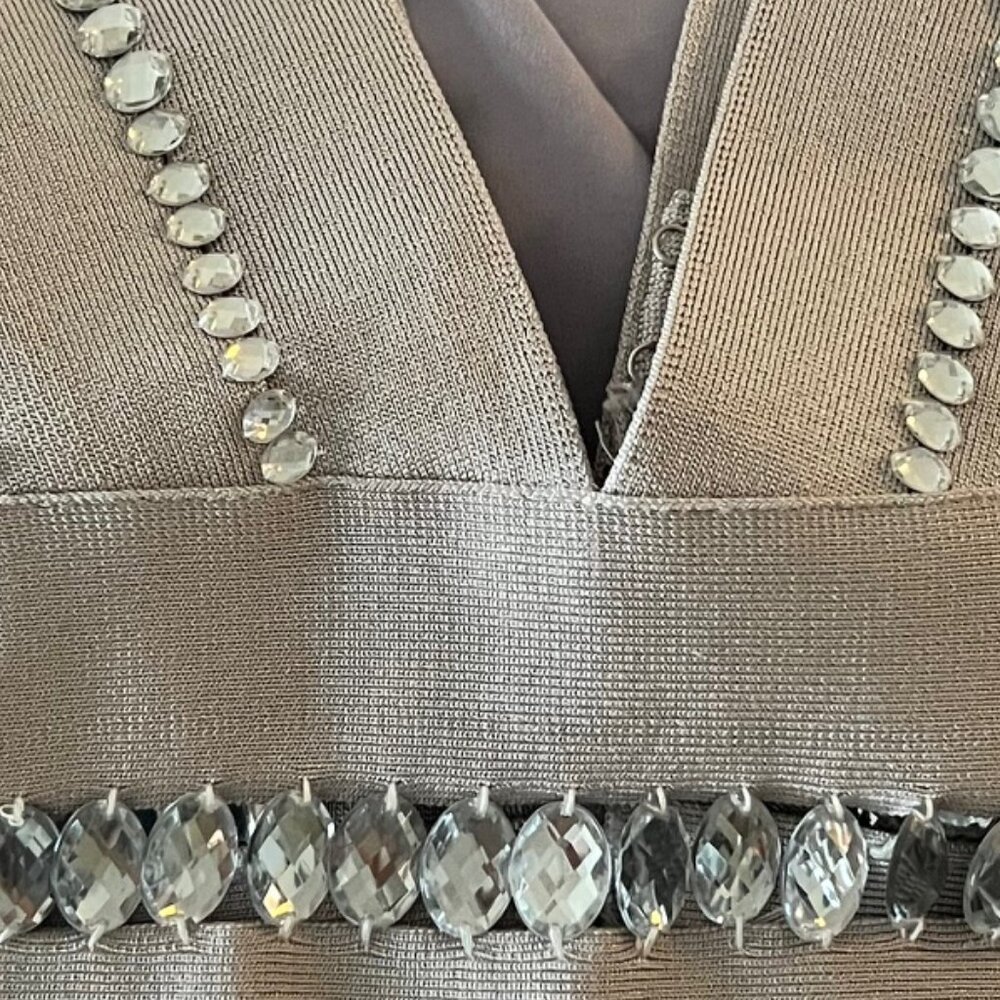 Herve Leger Swarovski Crystal, cocktail dress, like new, never worn, beautiful!